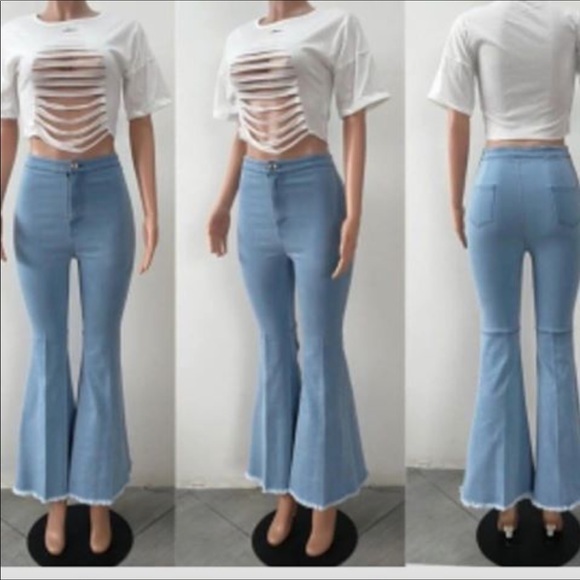 Bell high waist pants - Picture 1 of 3